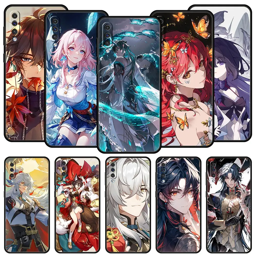 Honkai Star Rail Gepard Bronya Phone Case For Samsung A54 A52 A14 A50 A70 A40 A20S A20E A02S A12 A22 A34 A42 A32 5G A04s Cover