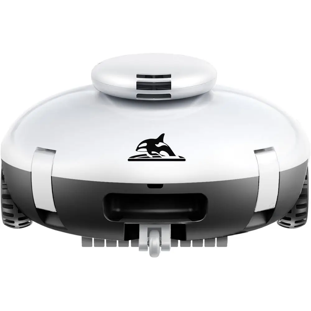 

Пылесос для бассейнов с двойными фильтрами, временем работы 90 минут, легкий, с мощным щеточным мотором, для наземных бассейнов площадью до 860 кв. футов (черный)