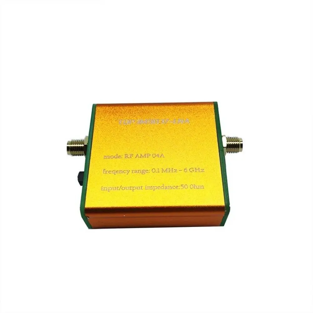 0.1MHz To 6GHz Low Noise Amplifier RF AMP 04A Boost Signal Quality RF Amplifier Module Yellow Wide Frequency Preamplifier Module