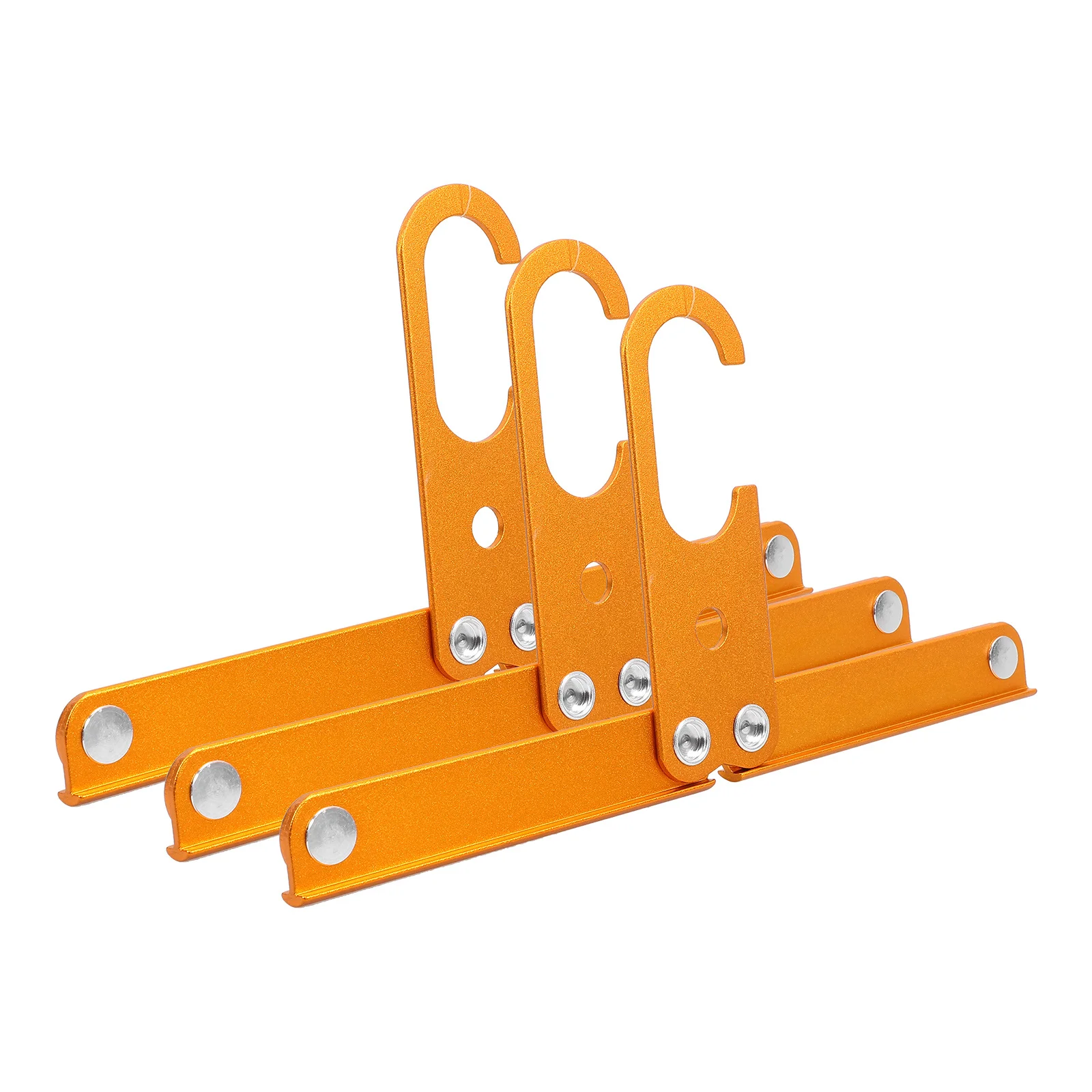 

3pcs Metal Folding Clothes Hanger Foldable Hangers For Shirts Pants Underwear Space Saving Clothes Rack For Closet Bedroom
