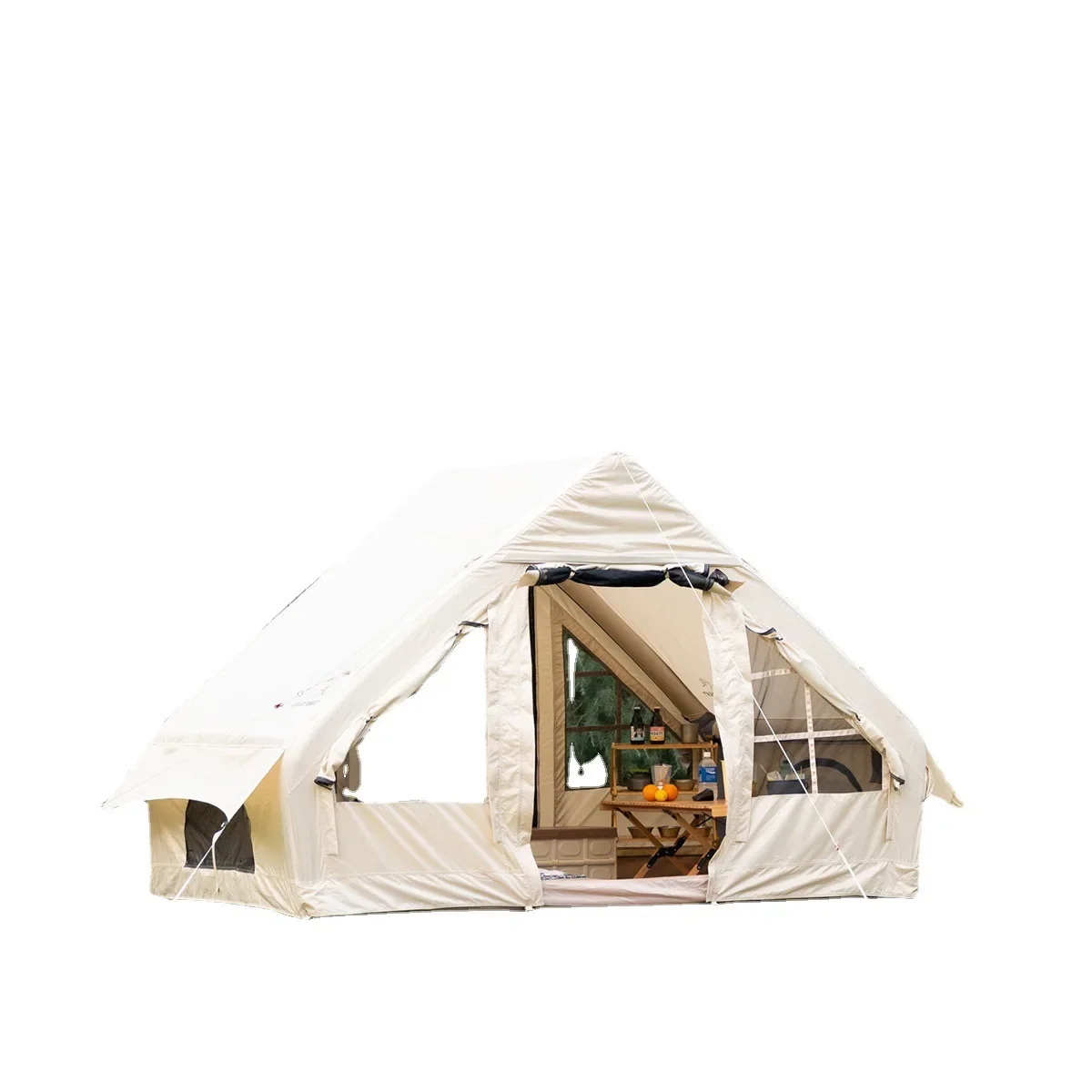 Quick open inflatable tent camping automatic camping folding rainstorm prevention thickened