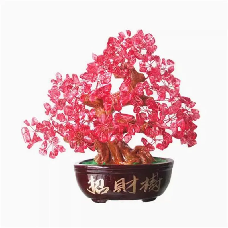 

23 см натуральныйZhaocai встряхивание денежного дерева орнамент подарок на новоселье фэн-шуй аксессуары компания украшение вестибюля стойка регистрации отеля