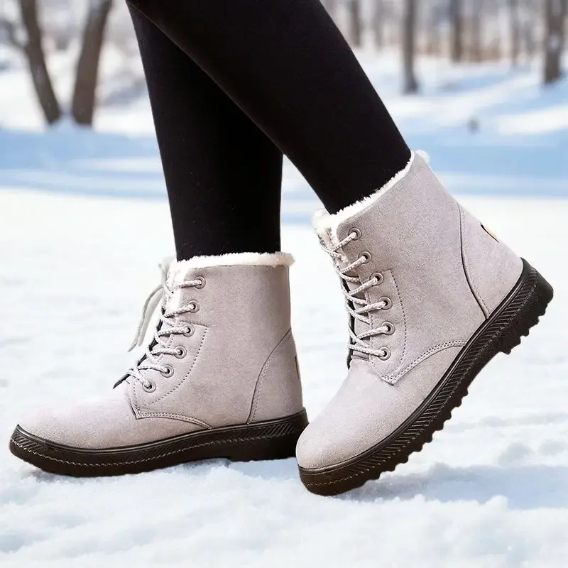 

С шнурками, зимние ботинки для женщин, увеличивающие рост, армейские ботильоны, зимние дизайнерские роскошные стеганые ботинки, новинка 2025, женская обувь