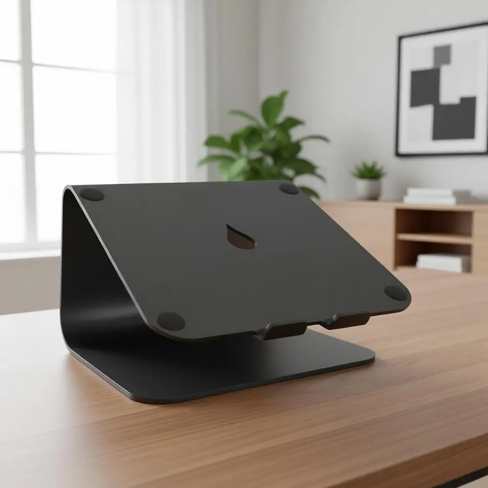 

Подставка для ноутбука - Эргономичная черная алюминиевая подставка для повышенного комфорта