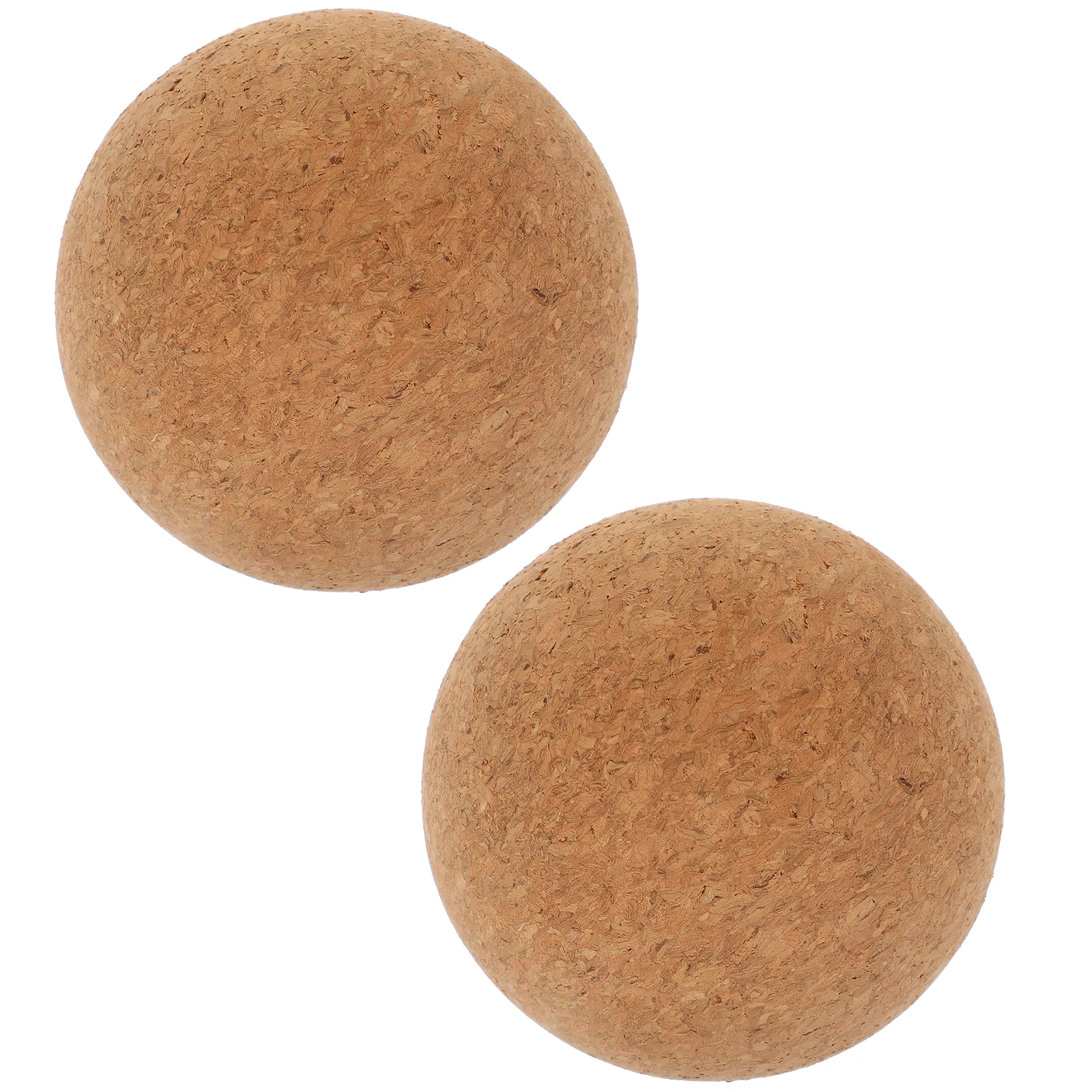 

2pcs Cork Yoga Balls 100mm High Density Anti Flaking Massage Roller Fitness Accessories Myofascial Release Tool