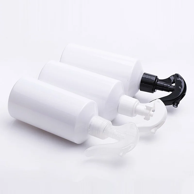 300ml White Plastic Bottle Trigger Spray Water Pumps For Flowers Household Makeup Mist Sprayer Pump  10oz PET Container Bottles