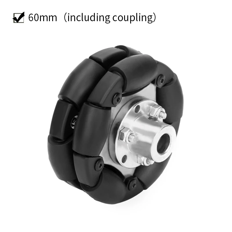 1PC Omnidirectional wheel 60mm omni-directional wheel 75mm omni wheel Mobile Tires for Robot Car Parts Kit