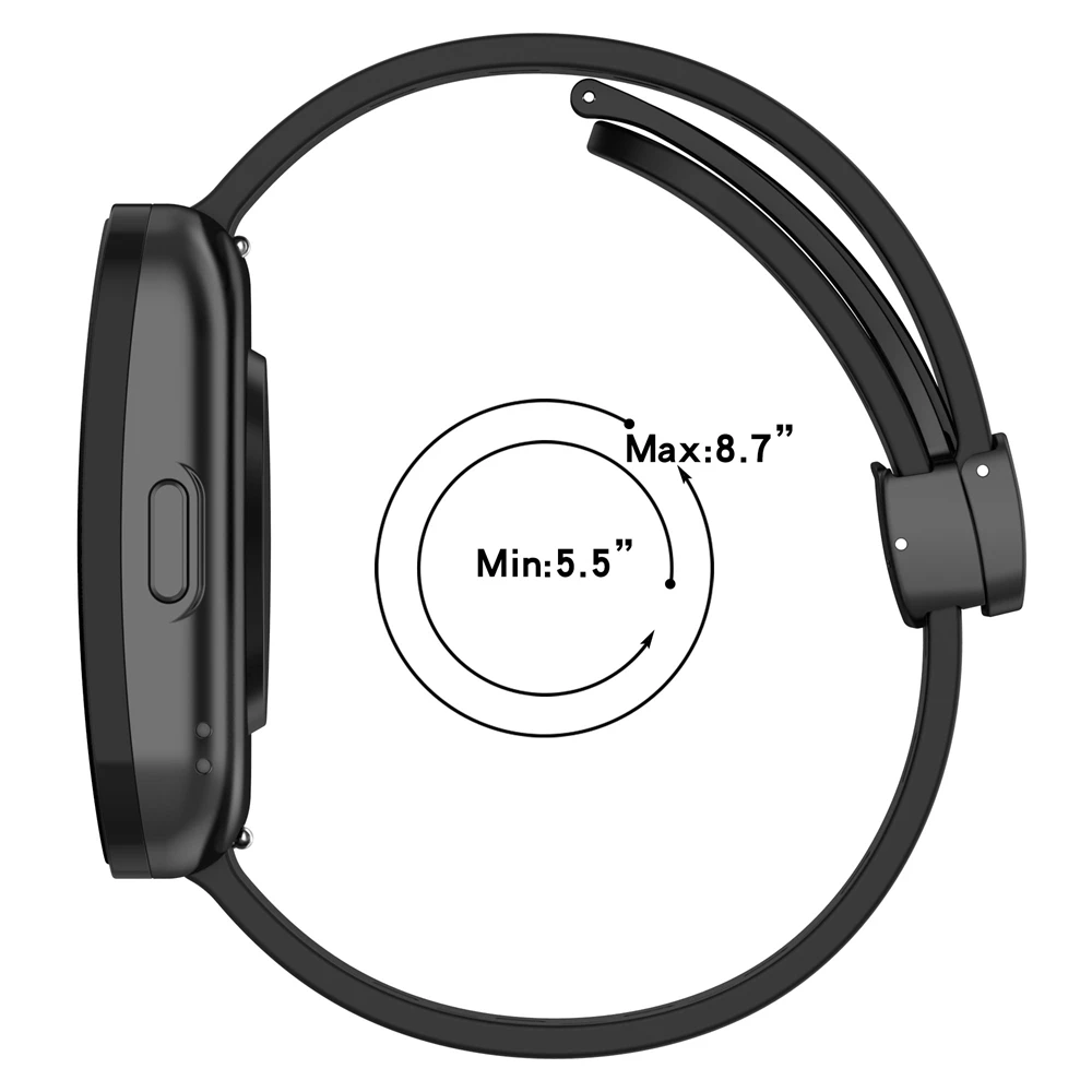 حزام رياضي من السيليكون قابل للتنفس لـ Huami Amazfit Bip5 ، سوار ساعة مميز ، سوار معصم ساعة ذكية ، متعقب للياقة البدنية