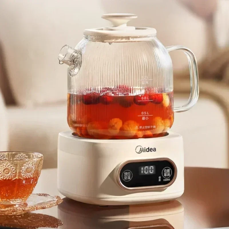 Home multifunctional health pot full glass constant temperature office small kettle flower teapot