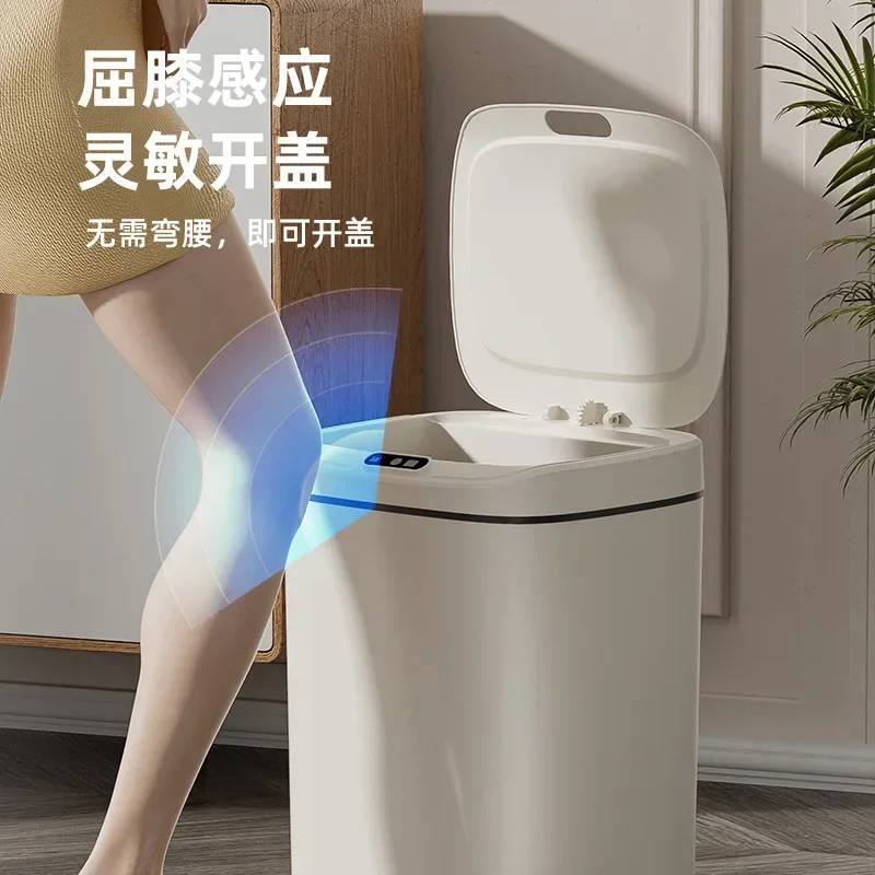Smart Trash Can Automatic Sensor Waste Bin, Touchless Garbage Can for Kitchen and Bathroom, Hands-Free Lid Not large goods