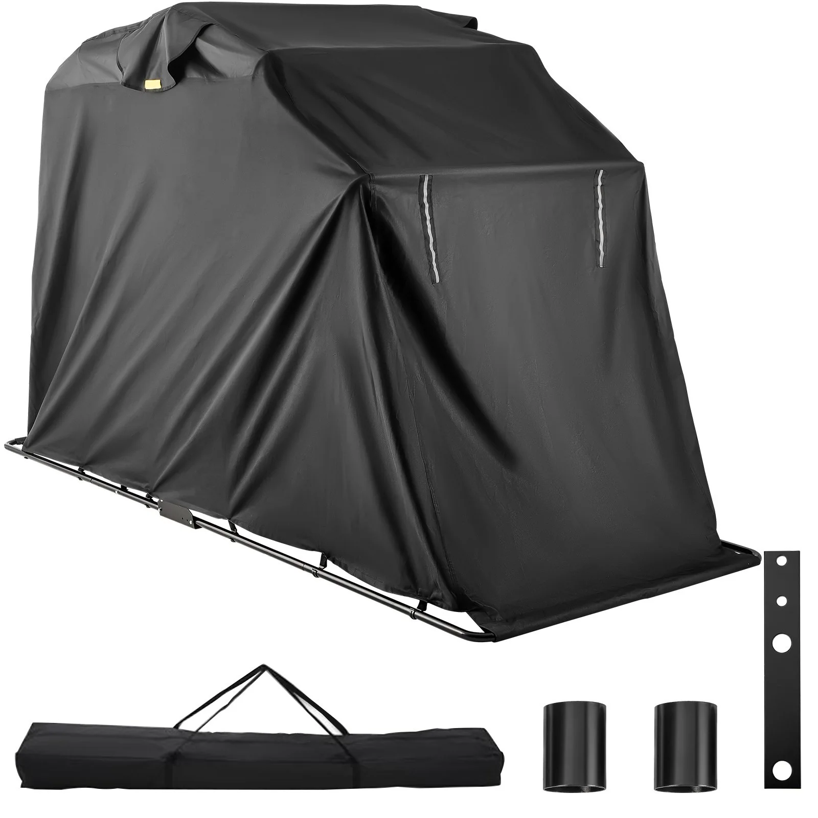 Motorcycle Shelter Shed Strong Frame Motorbike Garage Waterproof Motorbike Cover Tent Scooter Shelter 120055 Hoods For Vehicles