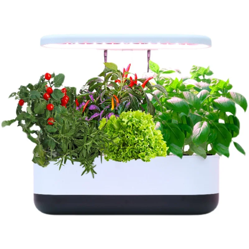 

Home Intelligent Vegetable Planter Indoor Soilless Culture Complete Equipment Hydroponic Strawberry Planting Box Resin Flower Po