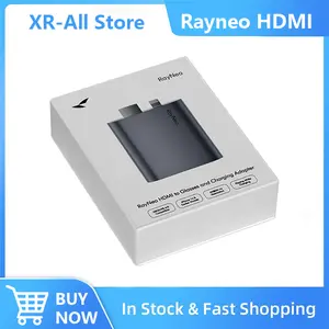 Bilashmart RayNeo HDMI Adapter iPhone Lighting HDMI Devices Built in Battery Charge and Play Compatible with Air 3s / Air 2s / Air 2