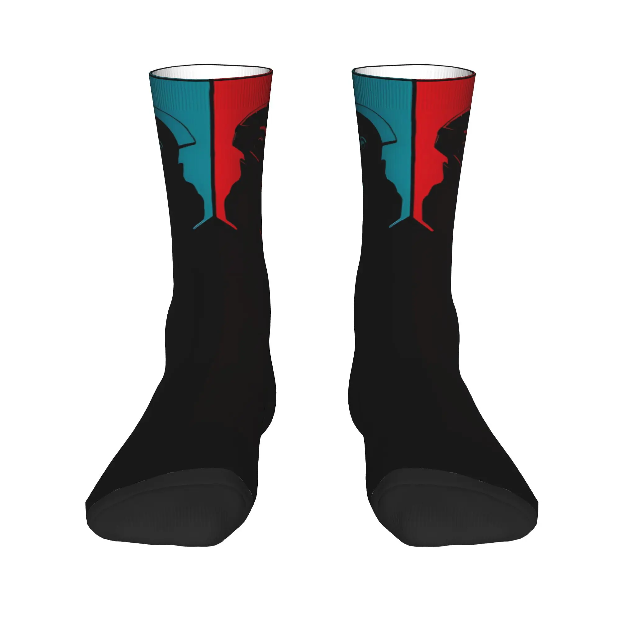 Daft Punk Rock Band Socks Autumn  Stockings Korean Women Men Medium Soft Socks Design Skateboard Non-Slip Socks