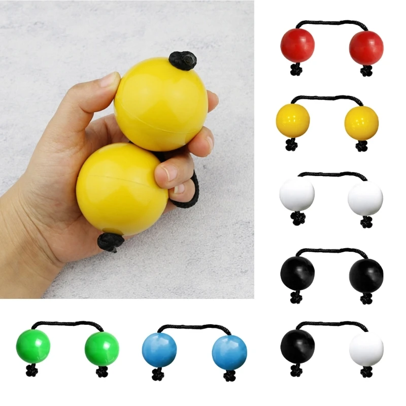 Aslatuas Rhythmic Ball, Music Eggs Shaker Rattle Double Gourd Asalato Fingertip Drum Balls, African Shaker Rattle Sets