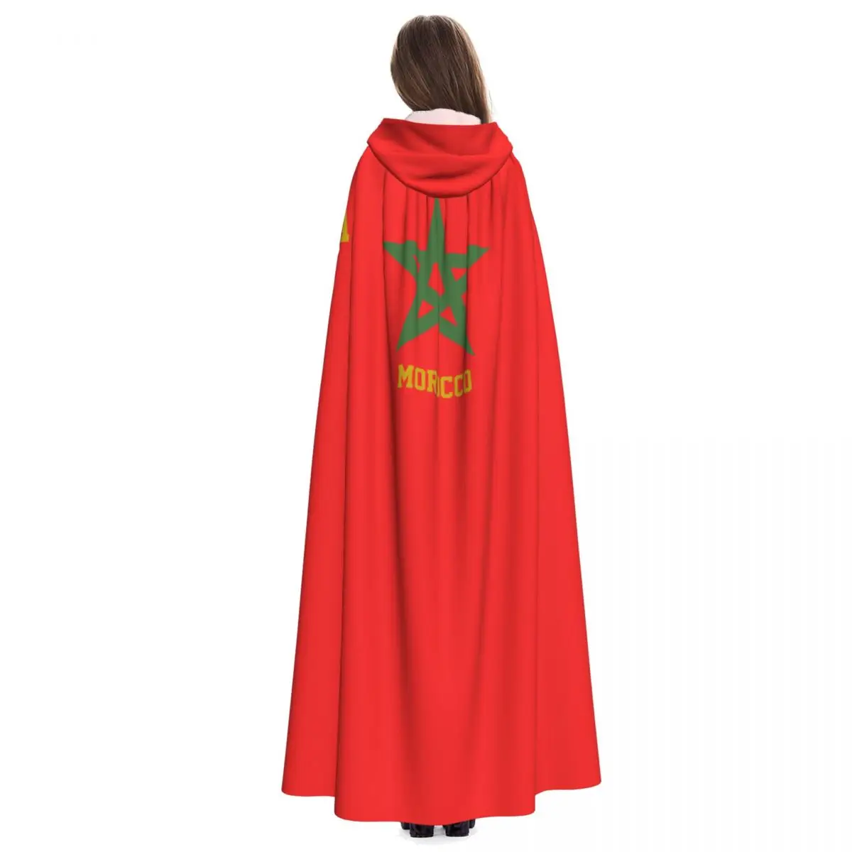 Hooded Cloak Unisex Cloak with Customise HoodCloak Vampire Witch Cape Cosplay