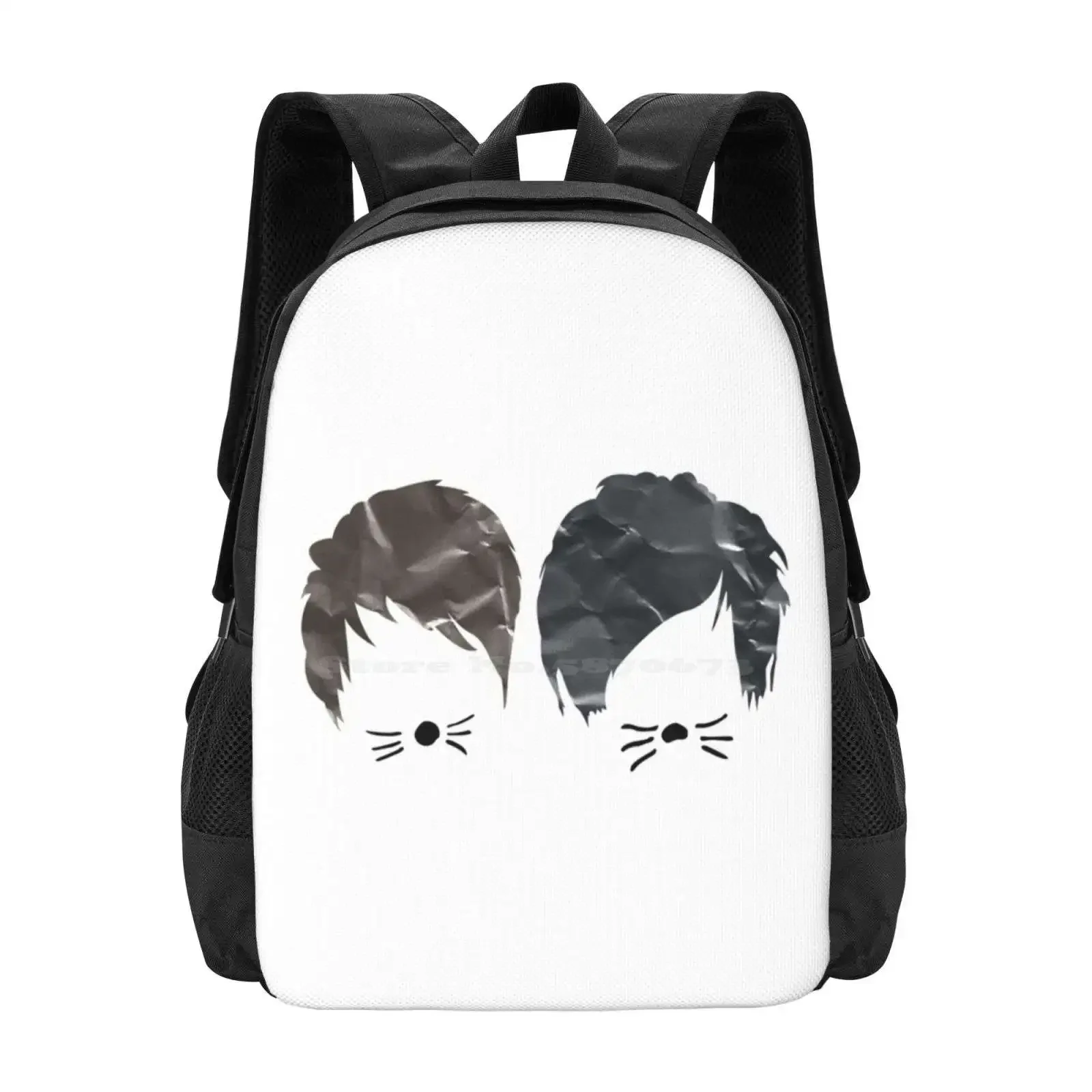 

Dan And Phil Pattern Design Bagpack School Bags Whiskers Hair Fanart Dan And Phil Phan Amazing Phil Is Not On Fire