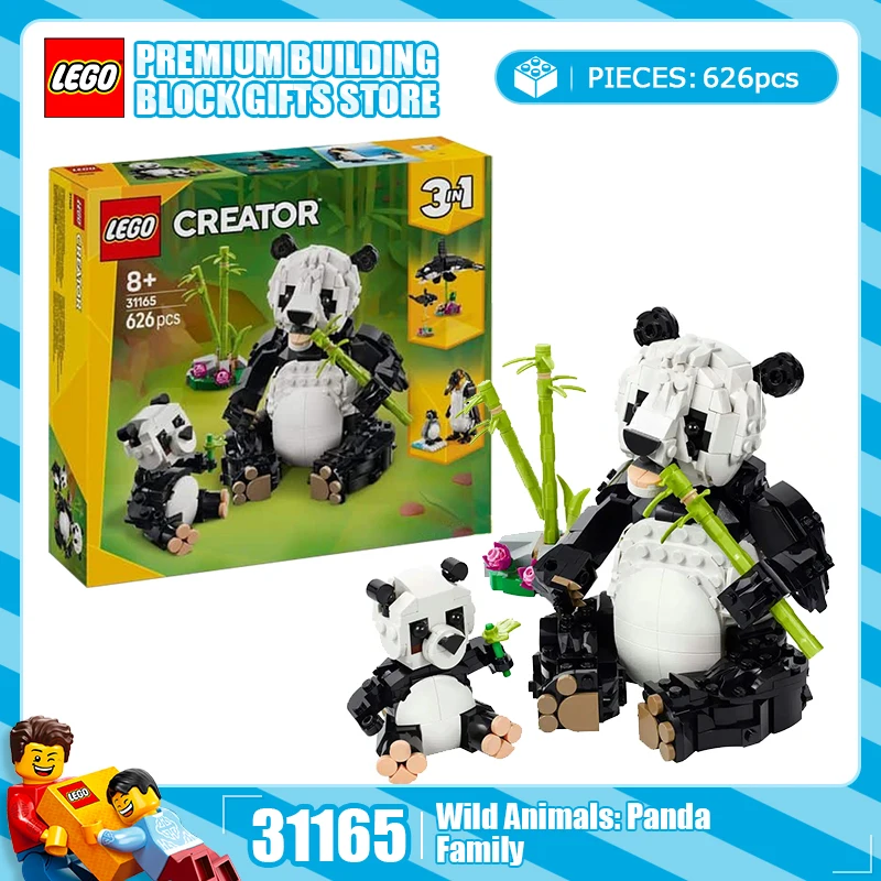 

Lego Three in One Animal Series 31165 31162 Wild Panda Cute Rabbit Children's Puzzle Toy Model Toy Children's Gift