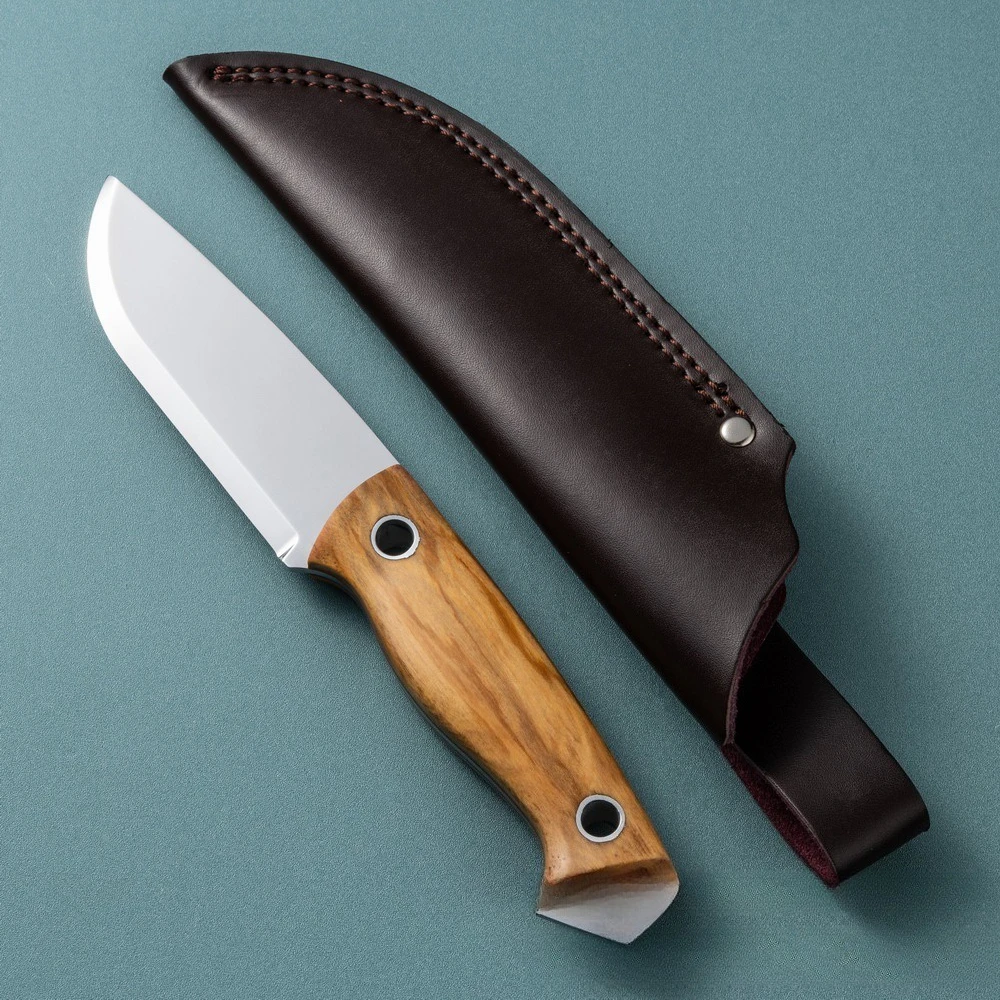 Sharp High-density Stainless Steel Kitchen Fruit Knife Meat Cutting Knife Western Food Knife Wood Handle