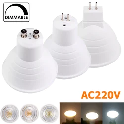 Dimmable LED Spotlight GU10 MR16 GU5.3 7W Light 220V Chandelier Spotlight Downlights Room Decoration Lighting 3000K/4500K/6500K