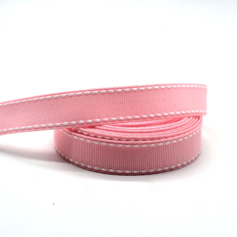 5 Yards/Lot Stitch Grosgrain Ribbon 5/8\