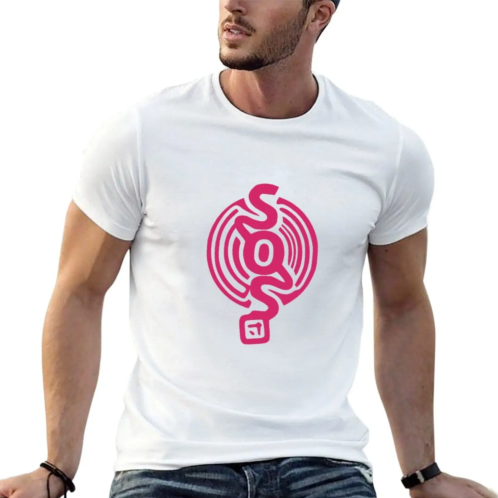 Haruhi Suzumiya - SOS Brigade T-Shirt Work Comfort T-Shirt for Men