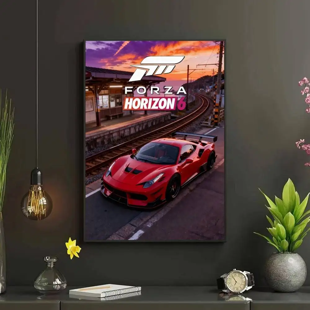Game F-Forza H-Horizon-6 Speed Storm Japan Poster Self-adhesive