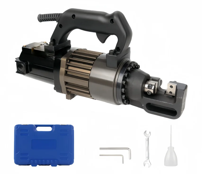 

Портативный гидравлический станок для резки арматуры и металлических прутков, эффективный инструмент для работы одним оператором