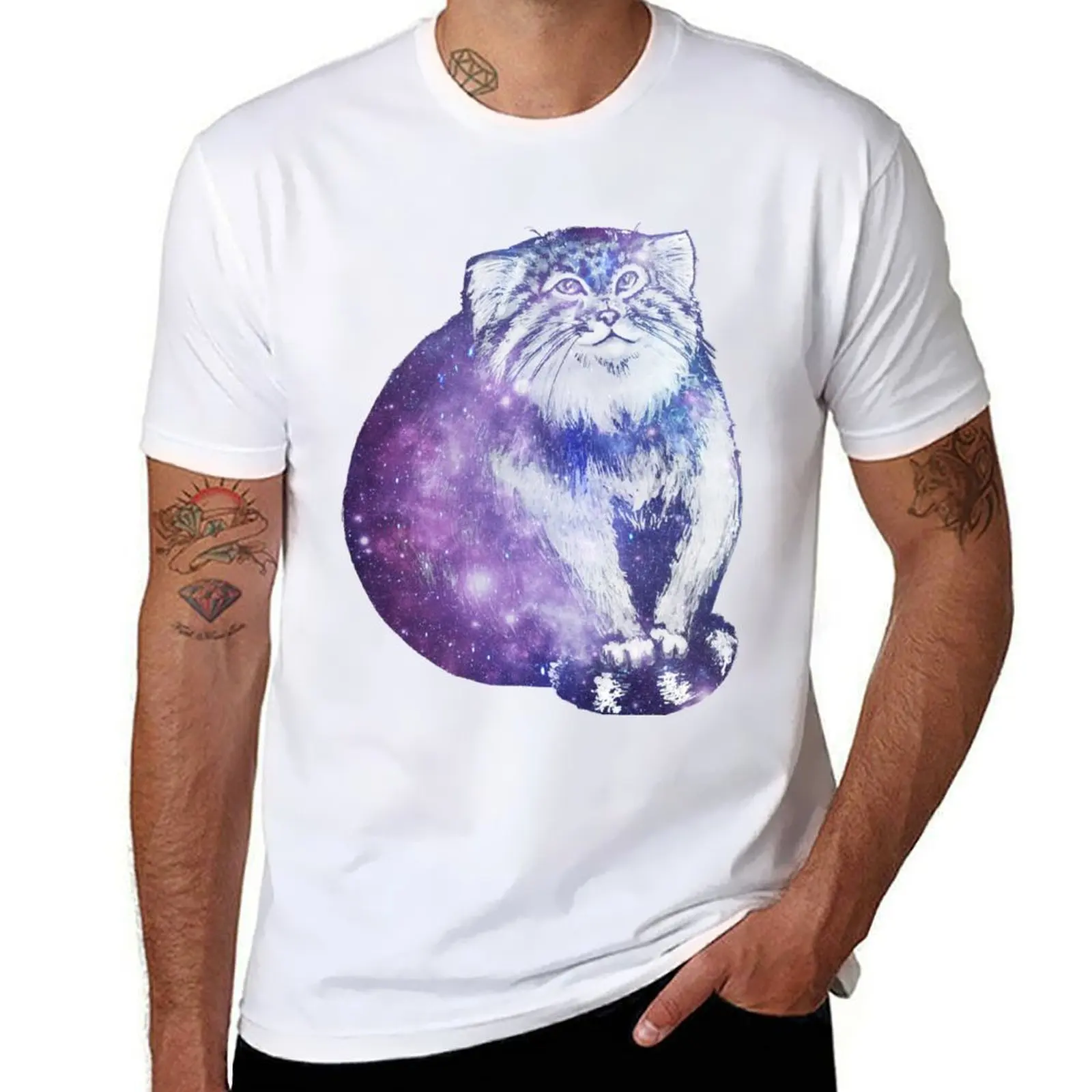 

Galactic Pallas Cat T-Shirt cotton tshirt 100% cotton t shirts high quality T-Shirt