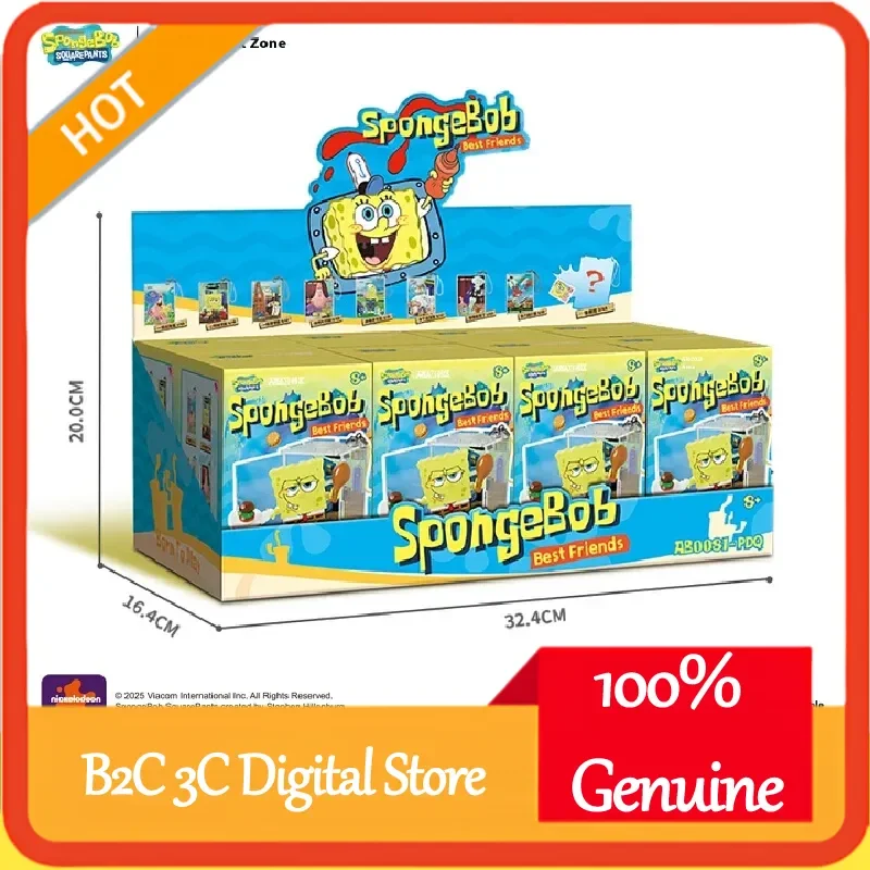 

Губка Боб Бикини День Строительный Блок Слепая Коробка Мини Подвесная Игрушка Модный Подарок для Фанатов Оригинальный AREAX Милый Мультяшный Декор