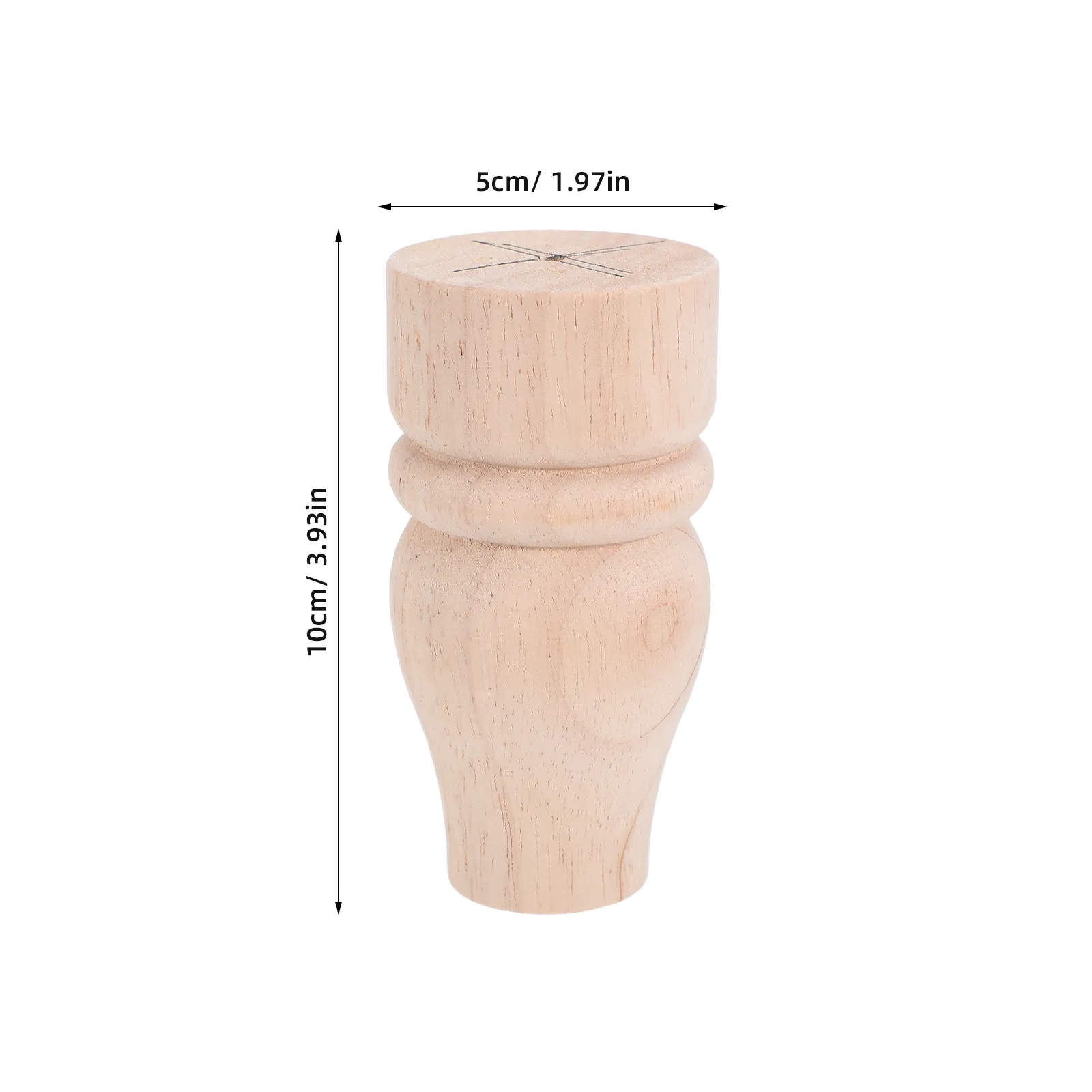 Classic French Style Decorative Wooden Pedestal Bases Pillar Foot Trim for Home Furniture Decoration Elegant Design