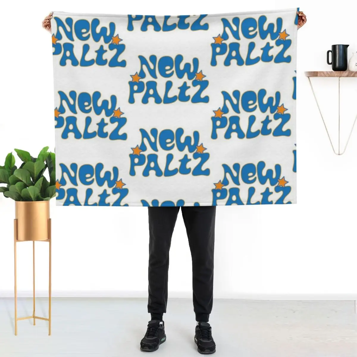 new paltz pride Throw Blanket couch cozy soft plush fuzzy picnic outdoor blanket