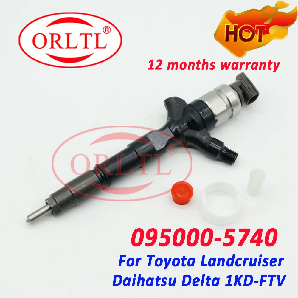 

23670-30080 New 095000-5740 Common Rail Fuel Injectors 095000 5740 Diesel Injectors for Toyota Landcruiser Daihatsu Delta 1KD