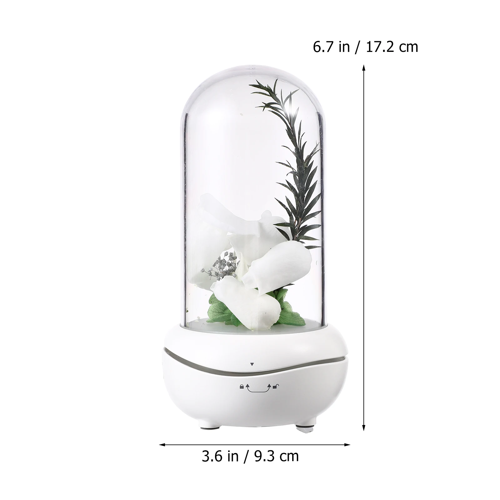 

Eternal Flower Humidifier Aromatherapy Diffuser Mini L LED Night Light Small Size Personal Health Care Accessories Home