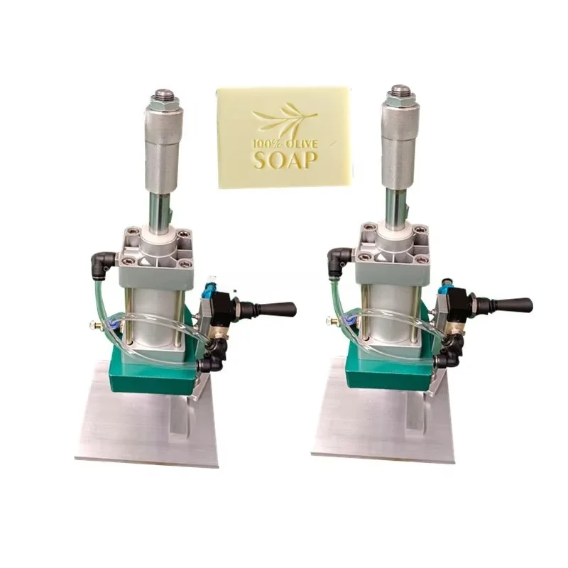 Customized Cold Pressed Handmade Soap Small Manual Soap Stamper Bath Soap Press Embossing Equipment