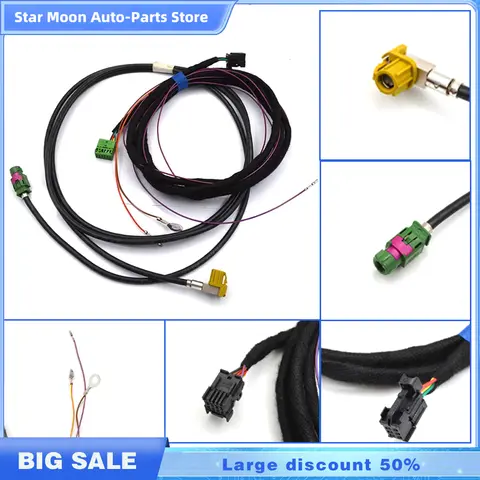 FY 오디오 카플레이 AMI USB 음악 스마트폰 인터페이스 AUX-IN 케이블 와이어 하네스, 아우디 A4 A5 B9 8W Q5 Q7 용, 8W0035736