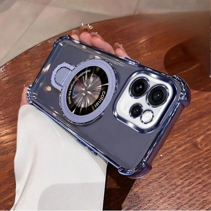 غلاف مغناطيسي غير مرئي لهاتف OPPO Reno 15/14/13 Pro 15ProMax 15/14/13F 14FS غطاء حماية كامل الحزمة