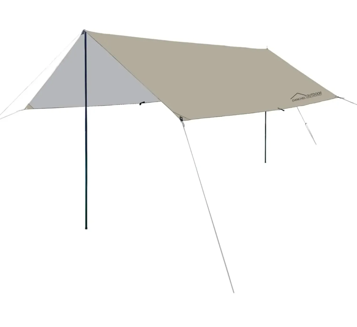 

STLF Outdoor Foldable Waterproof Sunshade Camping Tent Canopy Nylon Oxford ,large Sunshade Hammock Tent, Strong Wind Resistance