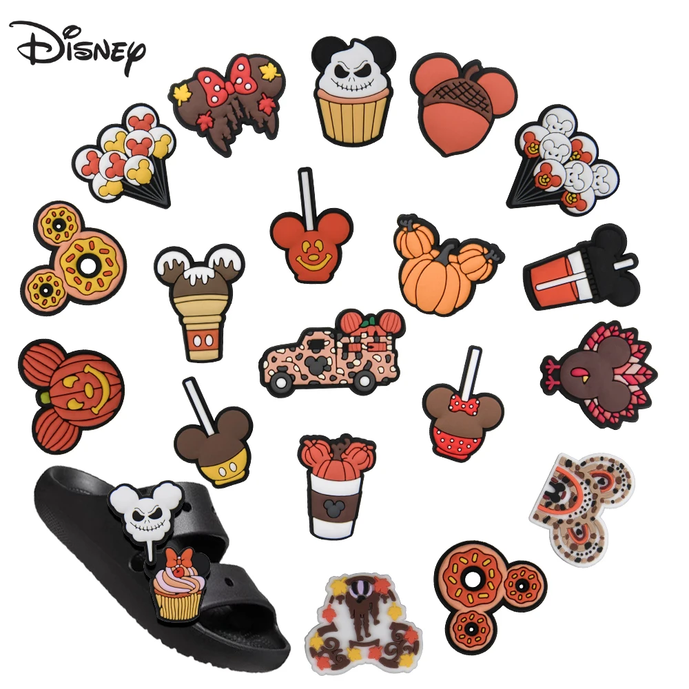 

9-210pcs Disney Halloween food Shoe Charms DIY Craft Kit for Kids Geological Archaeology hobbies Party Favors Xmas Gifts