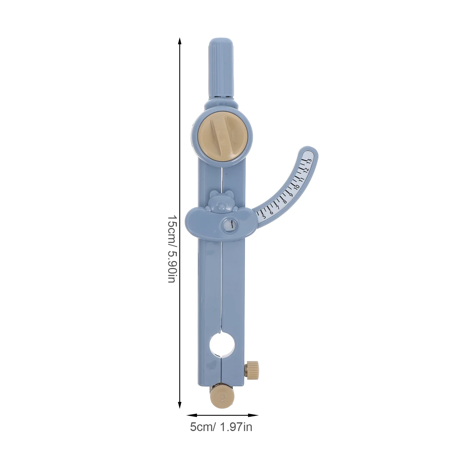Bussola multifunzionale Strumento da disegno Bussola da disegno di precisione per geometria Matematica Studenti Scuola Ufficio Uso Goniometro