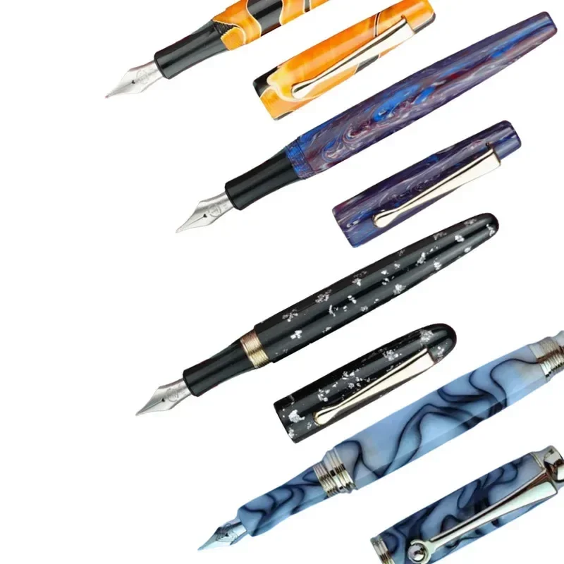 

Новая перьевая ручка YanFeng 812 Premium Resin - гибкое перо из сплава №26 с системой подачи чернил Schmidt, технология защиты от протекания, ручка для плавного письма.