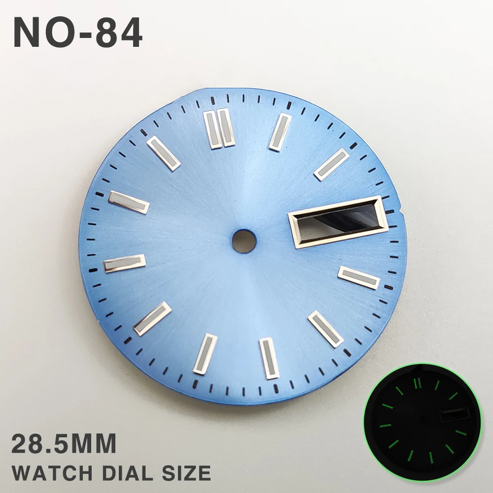 Clock Modification -28.5mm Abalone S007 Surface Modified Accessories NH36 Dial Luminous Substitute Watch Aseptic Case Literally