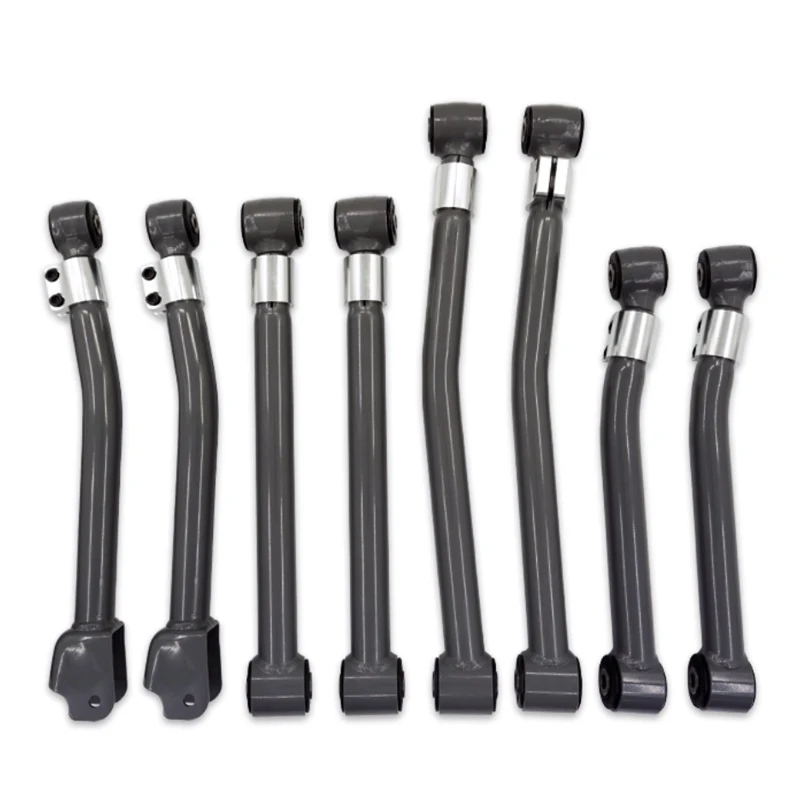 Fits Wranglers JL Adjustable-Length Eight-Short bar Linkage Front and Rear Axle Rod Thrust Rod Trailer Hitch Car Accessories