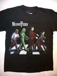 Camiseta de The Monsters, hombre lobo, Drácula, Frankenstein, criatura, Laguna, Universal