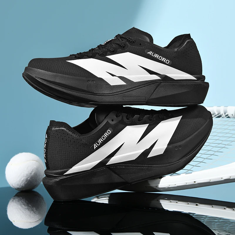 

Men Carbon Board Breathable Lightweight Women Comfortable Athletic Casual Sneakers Running Shoes Marathon Outdoor Sports New