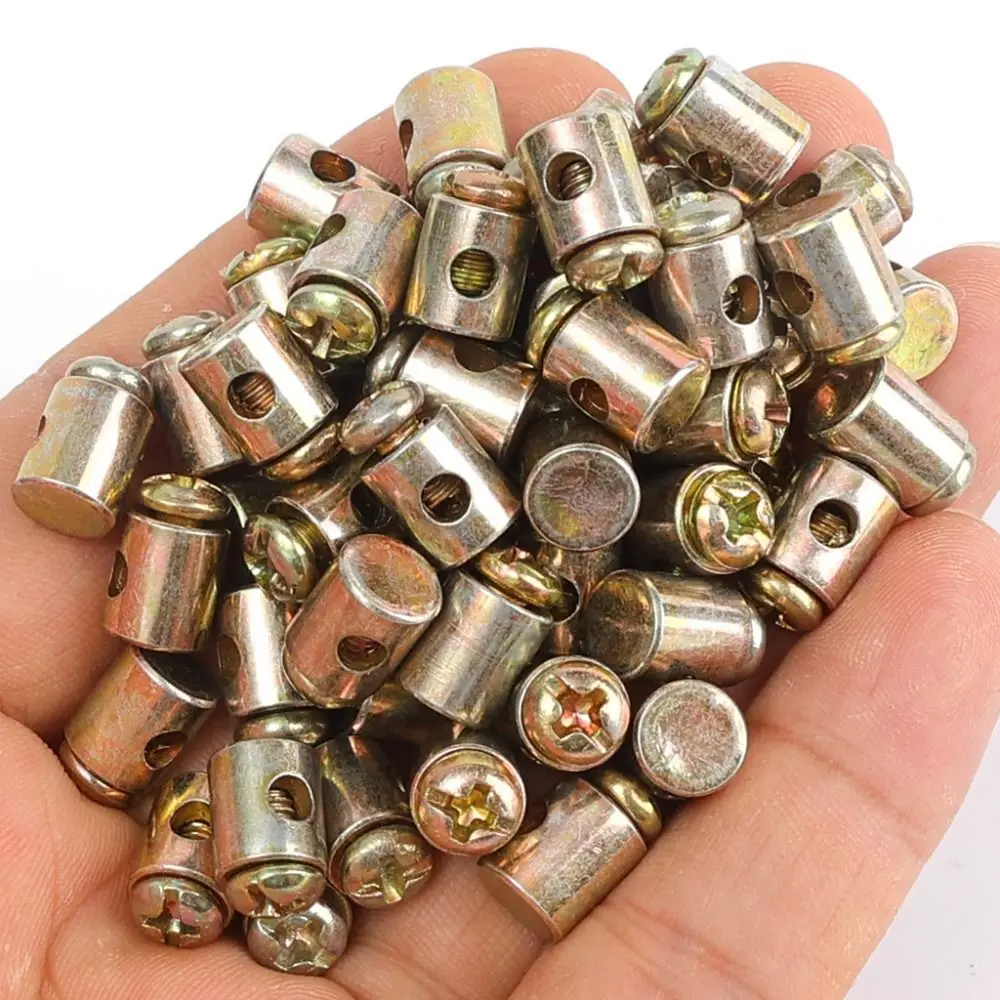 10PCS Cable Fixing Bolt Motorcycle Throttle Cable Clamp Snap Head Metal Cable Stopper Clamp Anti Slip Compact Structure