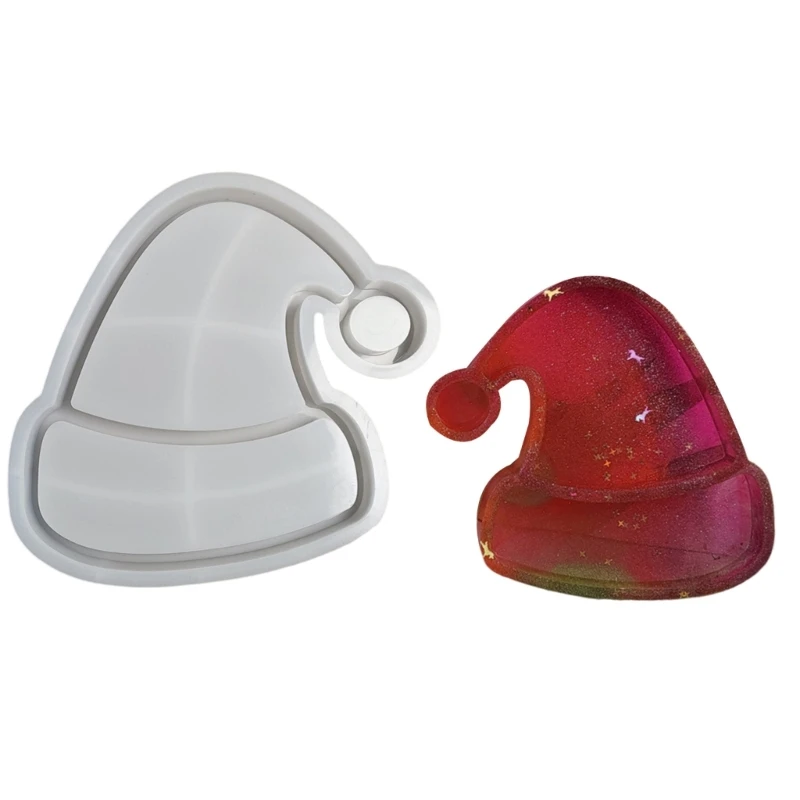 Epoxy Resin Crafting Molds Christmas Hat Trays Moulds Jewelry Tray Molds