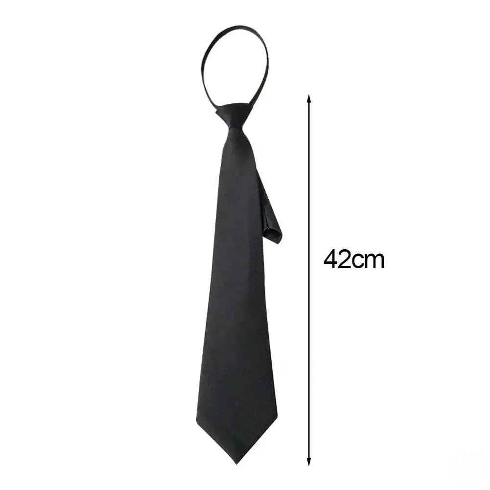 Unisex Ties Retro Silky Narrow Neck Tie Slim Smooth Women's Bow Tie Korean Style Simple Elegant All-match Trendy Students Tie image 6