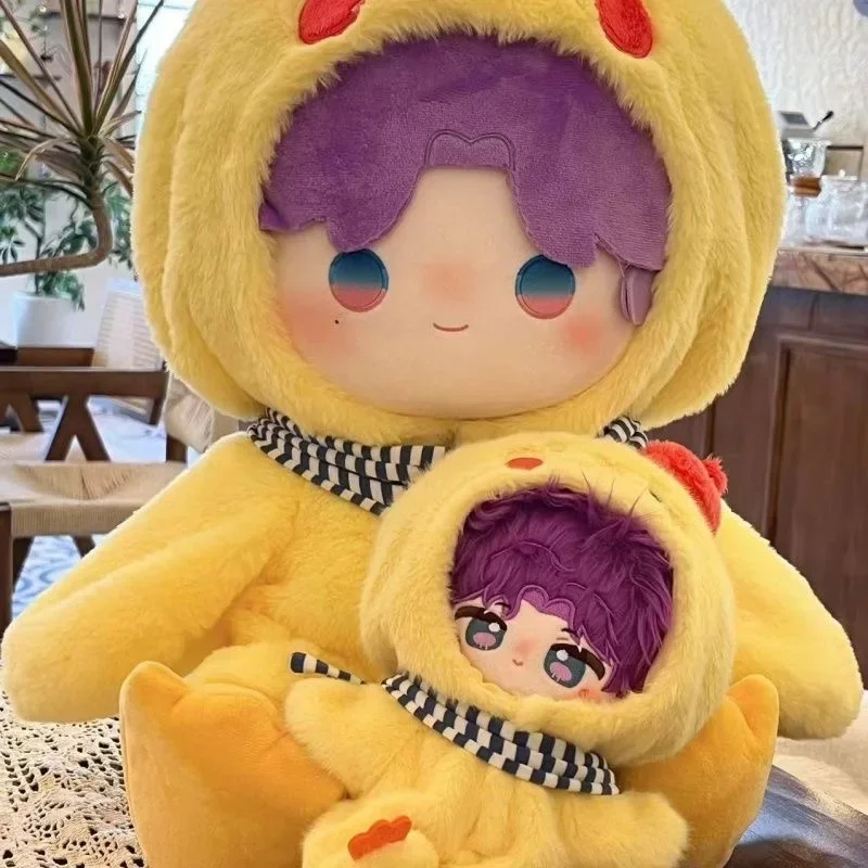 Gevulde 20 CM Anime Game Rafayel Xavier Liefde en Deepspace Sylus Crow Zayne Pluche Kleding Hoed Overall Capuchon Kleding 20 CM