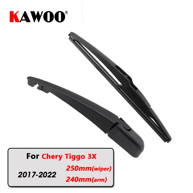 

Car Rear Wiper Blades Back Window Wipers Arm For Chery Tiggo 3X Hatchback (2017-2022) 250mm Auto Windscreen Blade Accessories
